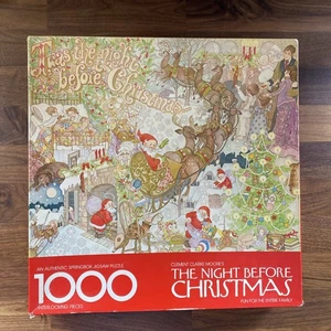 COMPLETE Vtg 1975 SPRINGBOK Night Before Christmas Puzzle Hallmark Clement Moore - Picture 1 of 16