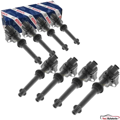 8x Bosch Ignition Coil Jaguar XE XF XJ XK Land Rover Range 5.0 V8 - Image 1 of 2