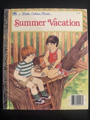 Vintage A Little Golden Book Summer Vacation 206-56 1986 #5423 - Image 1 of 4