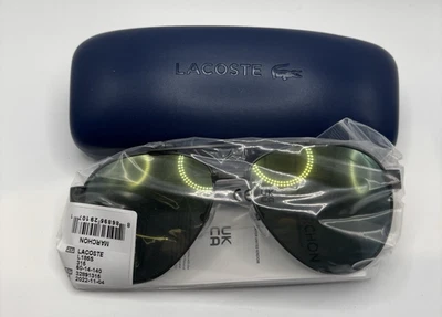 Gafas de sol LACOSTE L185S 315 marco verde mate lentes verdes 60 mm Foto 1 de 4