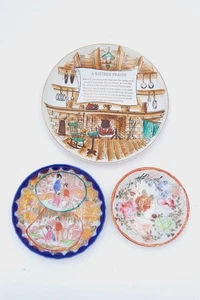 Japanese Plate Lot Geisha Girl, Imari And Enesco - Picture 1 of 19