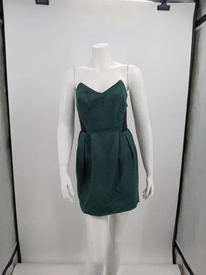 Elizabeth и James женщин зеленый без бретелек платье размер 4 коктейльное вечернее - Изображение 1 из 4