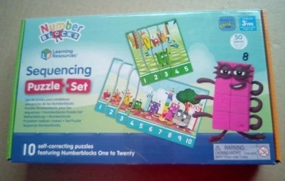 Learning Resources Numberblocks Sequencing Puzzle Set. (1 PIECE MISSING ) - Image 1 of 4