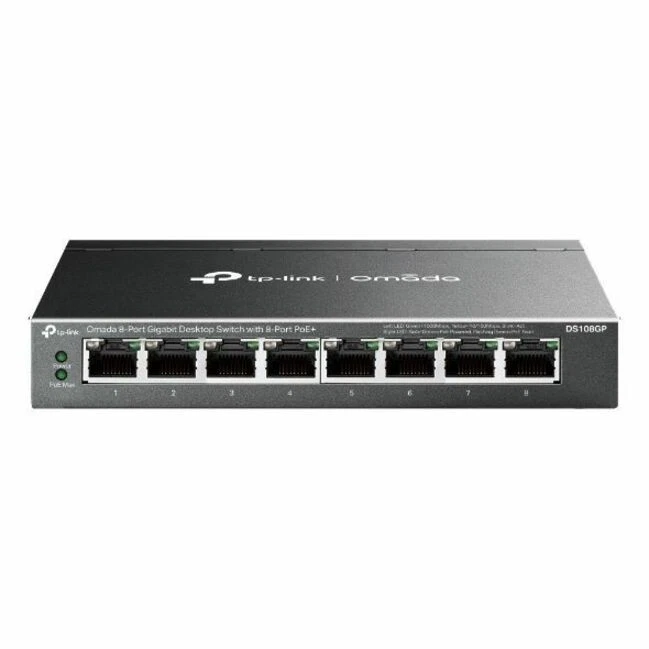 TP-Link DS108GP Omada 8-Port Gigabit Desktop Switch with 8-Port PoE