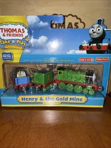 HENRY THOMAS FRIENDS TRAIN TAKE ALONG N PLAY DIECAST 2009 GOLD MINE VARIANT NEW - Picture 1 of 10
