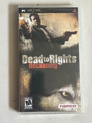 Dead to Rights Reckoning (Sony PSP, 2005) New Factory Sealed Black Label Namco - Image 1 of 2