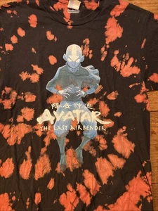 Avatar The Last Airbender Tie Dye Bleach T Shirt Size Medium - Picture 1 of 11