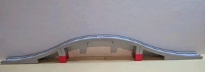 LEGO Duplo Train Track 4 Middle & End Bridge Pieces Dark Bluish Gray 35136 35138 - Picture 1 of 2