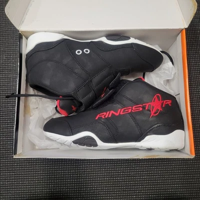 Ringstar Fight Pro Black/RedSparring Martial Arts Shoes Mens Size 9 New w/ Box - Image 1 of 4