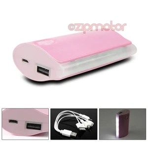 5200MAH PORTABLE BATTERY CHARGER USB PINK NOKIA LUMIA 920 1020 HTC ONE X Z10 Q10 - Photo 1 sur 1