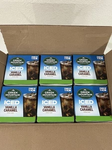 Green Mountain Coffee Roasters Brew Over Ice Vanilla Caramel, K-Cups, 72 Count - Picture 1 of 9