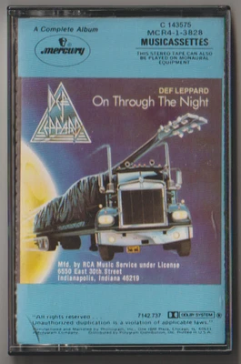 Def Leppard - On Through the Night - Cassette Tape - Wasted, It Don’t Matter... - Image 1 of 4