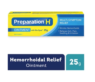 Preparation H® Multi-Symptom Hemorrhoid Treatment Ointment with Bio-Dyne, 25g - Image 1 of 2
