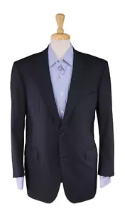 Brooks Brothers Golden Fleece Black w/ Royal Blue Stripes 2-Btn Suit Blazer 40R - Picture 1 of 8