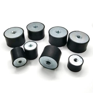 M4-M12 Female Thread Rubber Mount Ø10-75mm Anti Vibration Bobbin Isolator Damper - Picture 1 of 7
