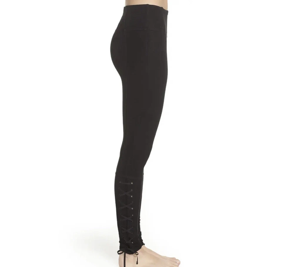 NEW Free People FP Movement Pixi Lace Up Adjustable Leggings Control Panels XS - Image 1 of 4