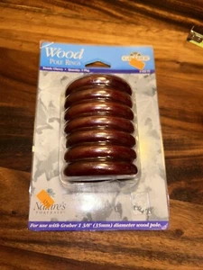 NIB Graber Wood Pole Rings - Picture 1 of 4