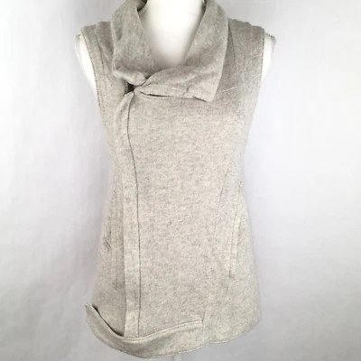 Kimberly Ovitz Women's Orda Sweatshirt Vest Size S Gray 100% Cotton - Image 1 of 4