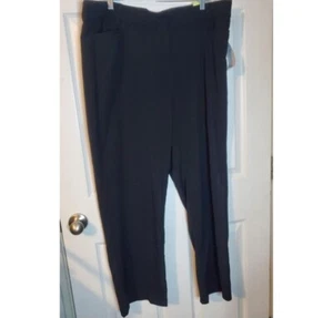 Pantalones Sag Harbor Mujer 18W Nuevos con Etiquetas Negros Ropa de Trabajo Elastizados - Imagen 1 de 9