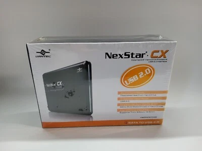 Vantec NexStar CX NST-200S2-BK 2.5-inch SATA to USB 2.0 External Enclosure - Image 1 of 4