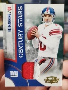 2008 Donruss Threads Century Stars Materials Prime Patch /50 Eli Manning - Bild 1 von 2
