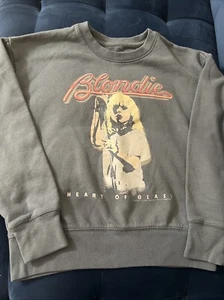 Abercrombie Kids long Sleeve Sweater Gray Youth Size 9 / 10 Blondie Pre Owned - Picture 1 of 13