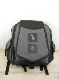 Interact Nintendo N64 Rucksack grau schwarz Tasche Spielaufbewahrung Vintage - Bild 1 von 13