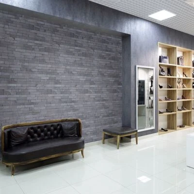 PVC Cladding Split Faced Slate - Matt - to cover 3.05sq mtr - 2500 x 1220 - Image 1 of 2