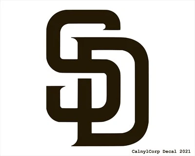 San Diego Padres Vinyl Sticker Decal (BUY 2 GET 1 FREE)-Multi-Colors Option - Image 1 of 4