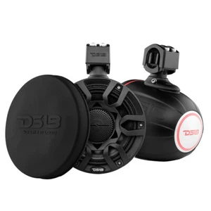 Altavoces de torre marina DS18 HYDRO 8" con luces LED RGB y amplificador; Pro Aud NXL-X8PRO/BK - Imagen 1 de 2