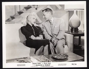 DIANA DORS Original Movie Press Photo I MARRIED A WOMAN Sexy Comedy - Picture 1 of 1