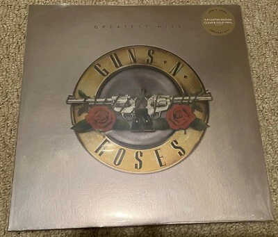 Guns N Roses Vinyl  Greatest Hits Clear & Gold LP Limited Edition LE/3000 GNR Foto 1 de 2