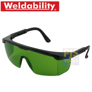 Green lense shade 3 gas welding & brazing spectacles - Picture 1 of 2