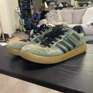 Adidas Hemp Bucktown ST- GREEN Shoes Men’s 8 US Skateboard Soccer Sneakers - Picture 1 of 7