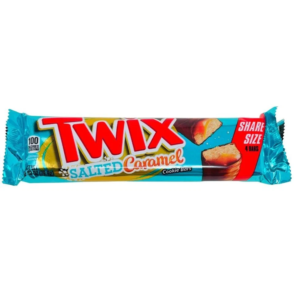 Twix Salted Caramel 80g Bar Share Size Rare USA Import BB:04/25 - Image 1 of 1