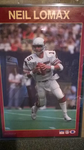NEIL LOMAX St. Louis Cardinals NFL Starline Poster like SI Sports Illustrated Cover