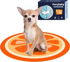 Tappetino di raffreddamento cane arancione - taglia media 47 cm - cuscinetto...
