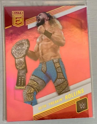 Seth Rollins - 2023 WWE Panini Donruss Elite "Pink" Wrestling Card #82 - Image 1 of 2