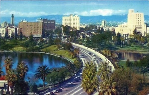Wilshire Boulevard Los Angeles California Postcard LA-1091 Unposted - Picture 1 of 2