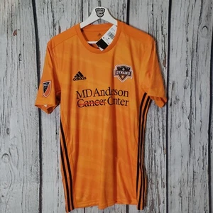 BNWT Adidas MLS Houston Dynamo home soccer jersey 2019 size M - Picture 1 of 4