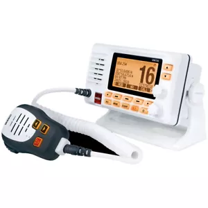 Uniden UM725 Fixed Mount Marine VHF Radio - White - Picture 1 of 6