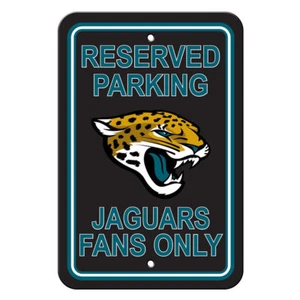 NFL Jacksonville Jaguars Home Room Office Decor Reserved Parking Sign 12"x18" - Picture 1 of 1