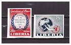 37390) LIBERIA MNH** 1961 UNO security council 2v Imperforated