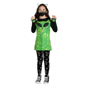 Cosmic Kitty Costume Halloween Fancy Dress Up Cosplay Girls Size Large L 12-14 - Picture 1 of 5