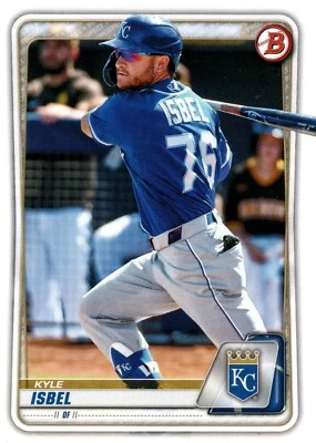 Kyle Isbel Kansas City Royals 2020 Bowman Draft Card - Image 1 of 2