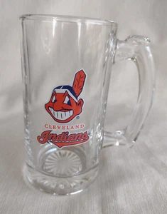 2003 Cleveland Indians Chief Wahoo Glass Mug - Picture 1 of 11