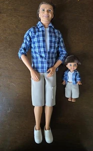 Barbie Happy Family Papa und Sohn Alan und Ryan Puppen Mattel 56710 - Bild 1 von 6