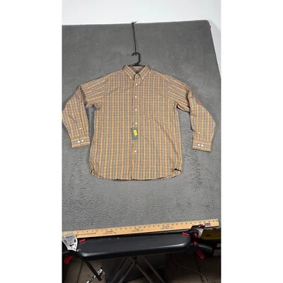 NWT Daniel Cremieux Plaid Button Down Shirt Long Sleeve Casual Antique Chin M - Image 1 of 4