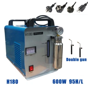 Oxy-Hydrogen Flame H180+Double Gun 220V Polishing Machine Water Welder Generator - Picture 1 of 4