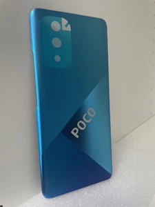 ORIGINAL BACK COVER XIAOMI POCO F3 M2012K11AG CACHE ARRIERE COPRIBATTERIA BLUE - Afbeelding 1 van 2